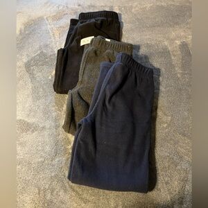 Children’s Place Black, Grey, and Navy Fleece Pants